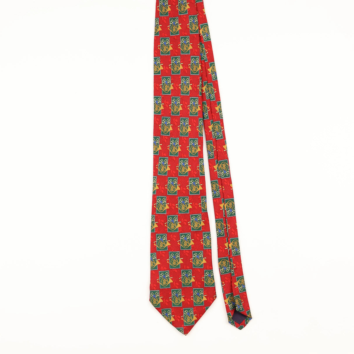 Front of Vintage 1990's Geometric Patterned Tie