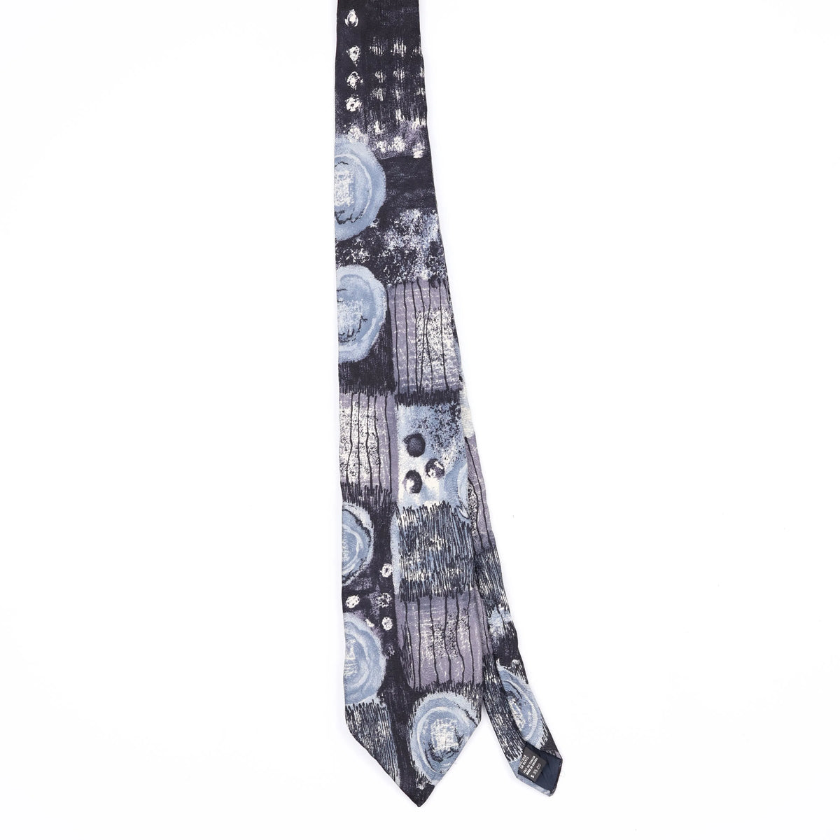 Front Front of Vintage 1990's Abstract Patterned Tie