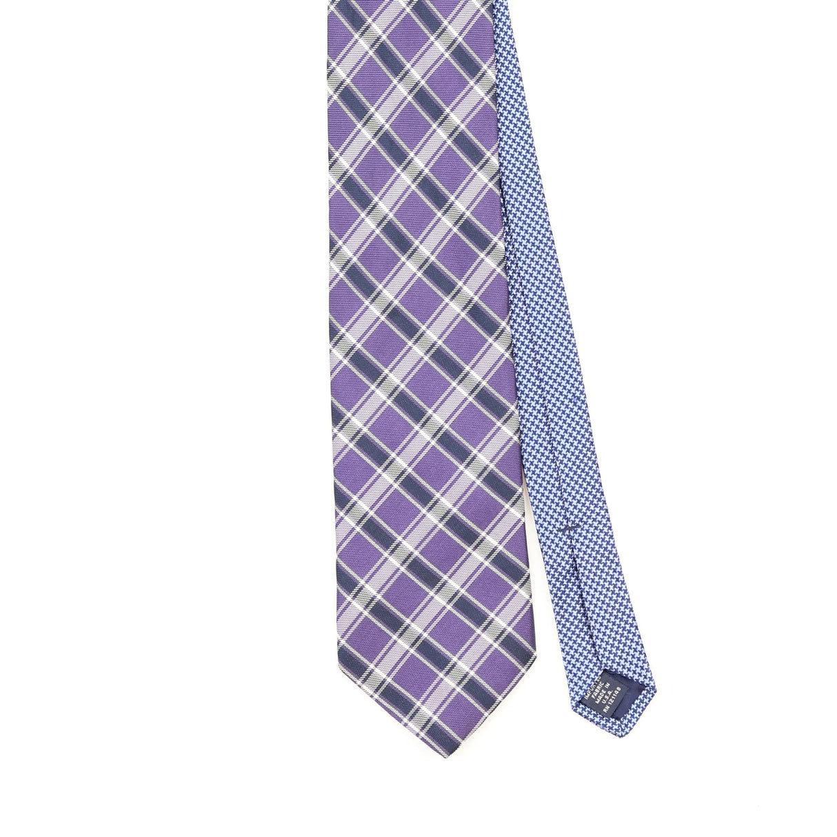 Front Front Detail of Vintage 1990's Tommy Hilfiger Check Patterned Tie