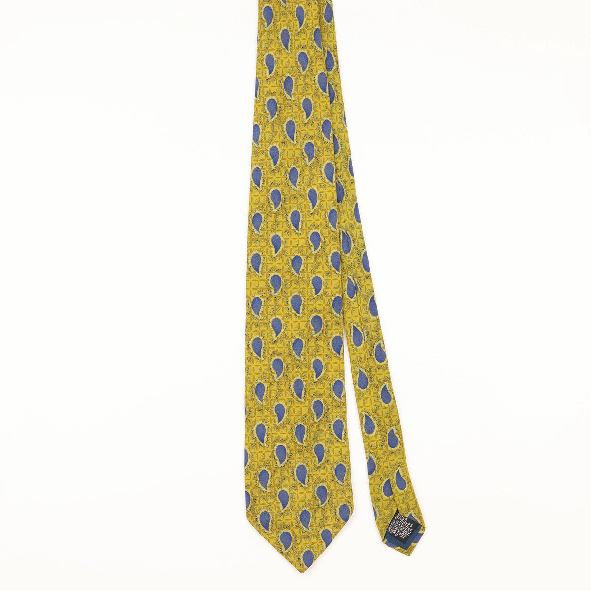 Front of Vintage 1990's Tie Rack Droplet Charleston Geometric Patterned Tie