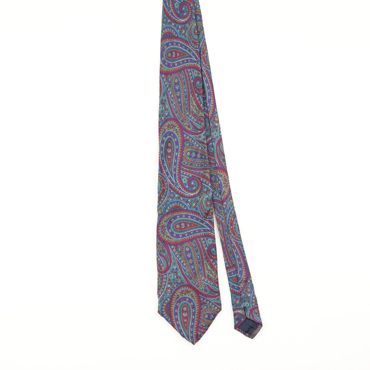 Front of Vintage 1990's Paisley Patterned Tie
