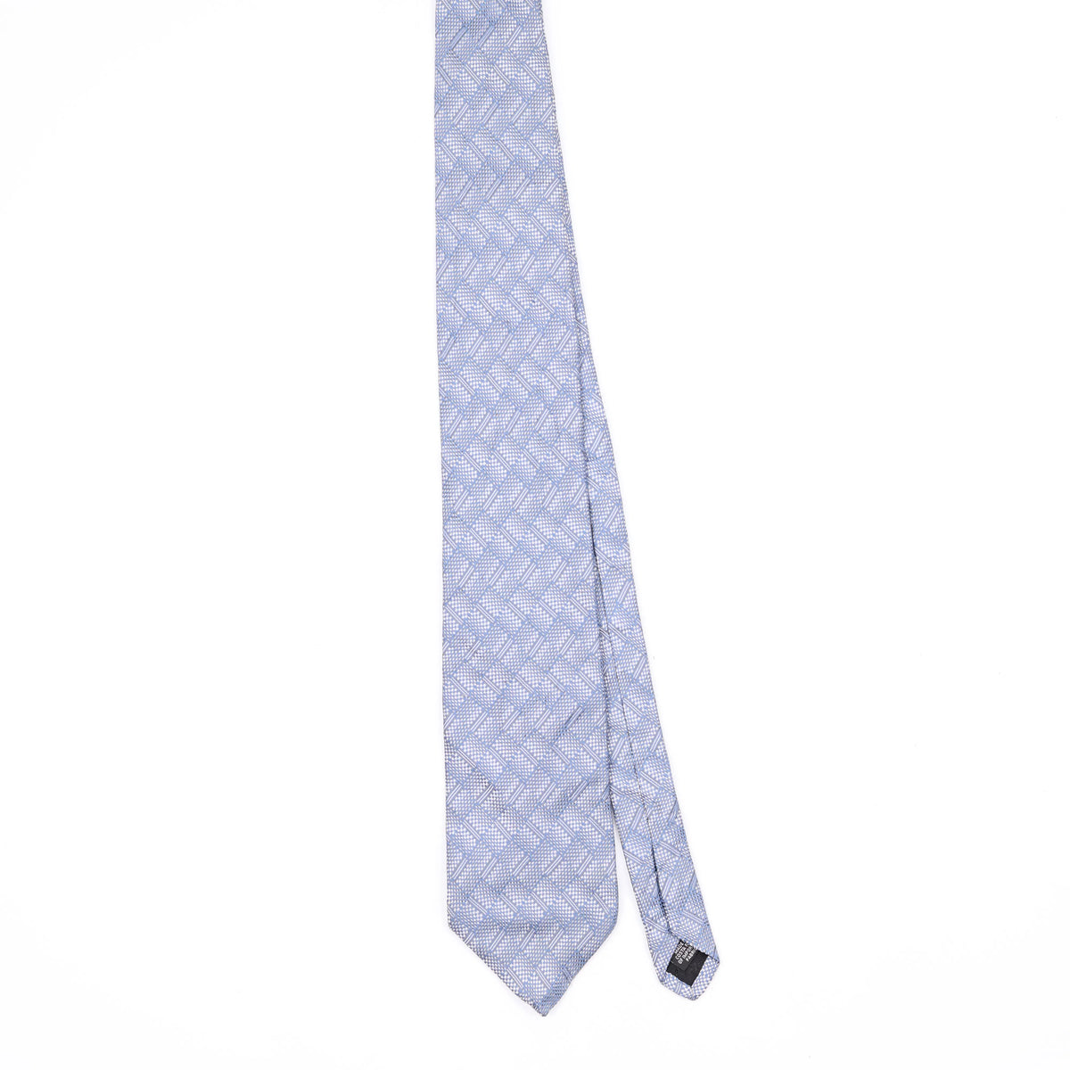 Front Front of Vintage Dkny Geometric Patterned Tie