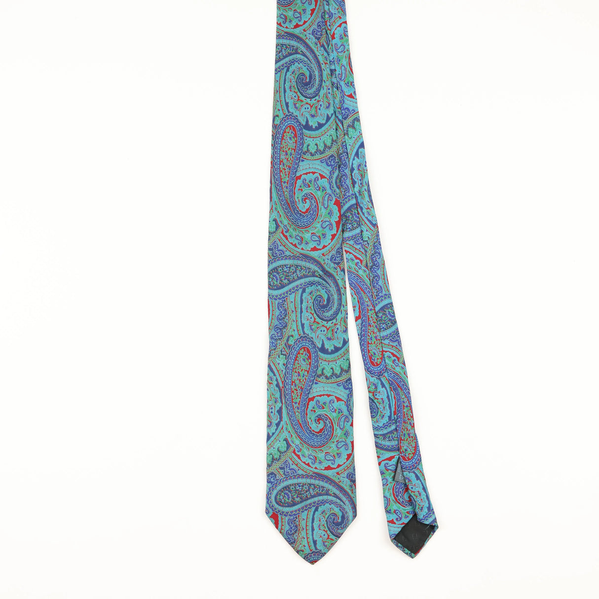 Front of Vintage 1990's Fendi Psychedelic Paisley Patterned Tie