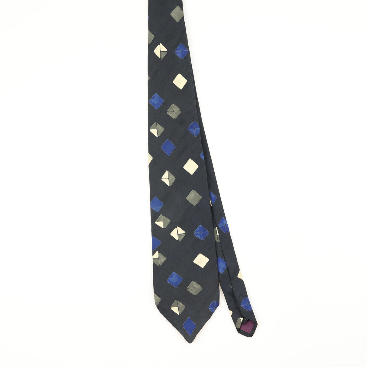 Front Front of Vintage 1990's Geometric Patterned Tie