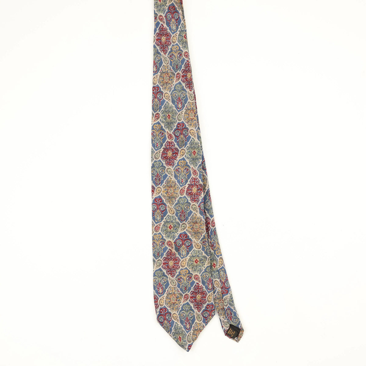 Front Front of Vintage 1990's Paisley Patterned Tie