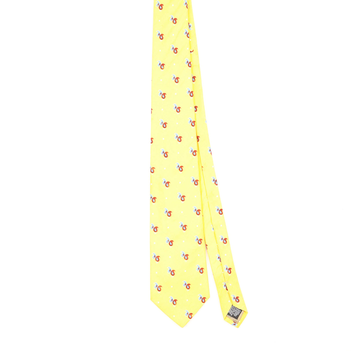 Front Front of Vintage Tie Rack Paisley Patterned Tie