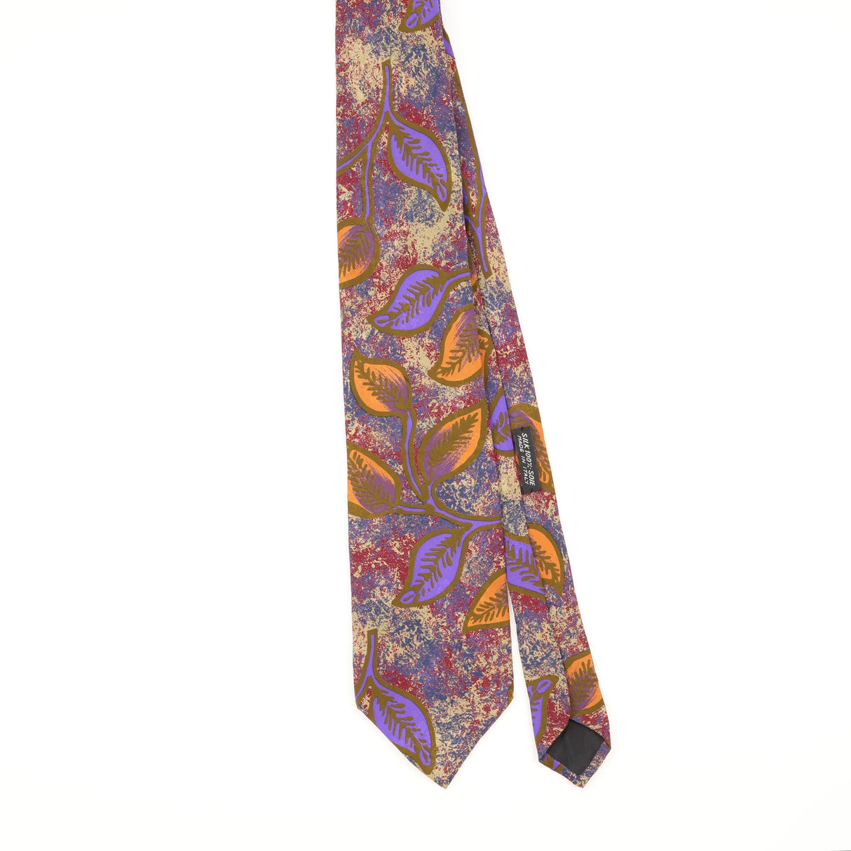 Front of Vintage 1990's Abstract Patterned Tie