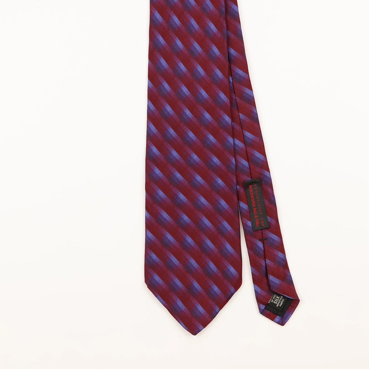 Front Detail of Vintage Dkny Geometric Patterned Tie