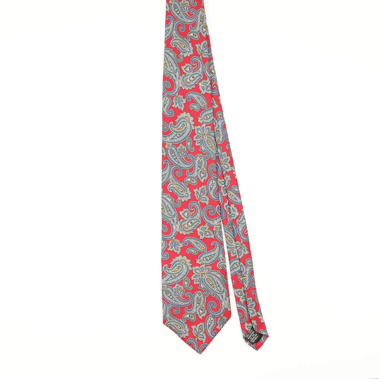 Front of Vintage Van Heusen Paisley Patterned Tie