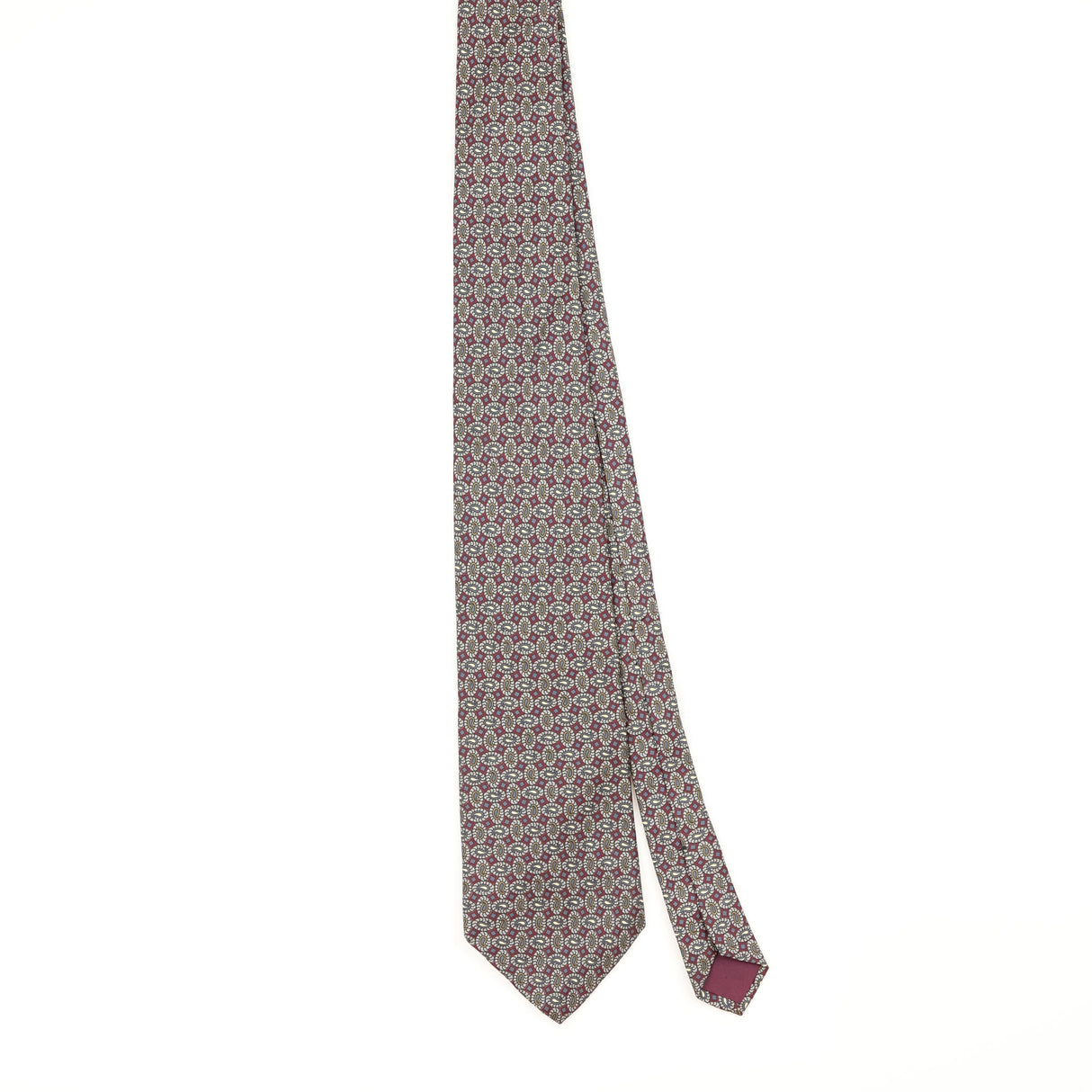 Front of Vintage 1990's Paisley Patterned Tie