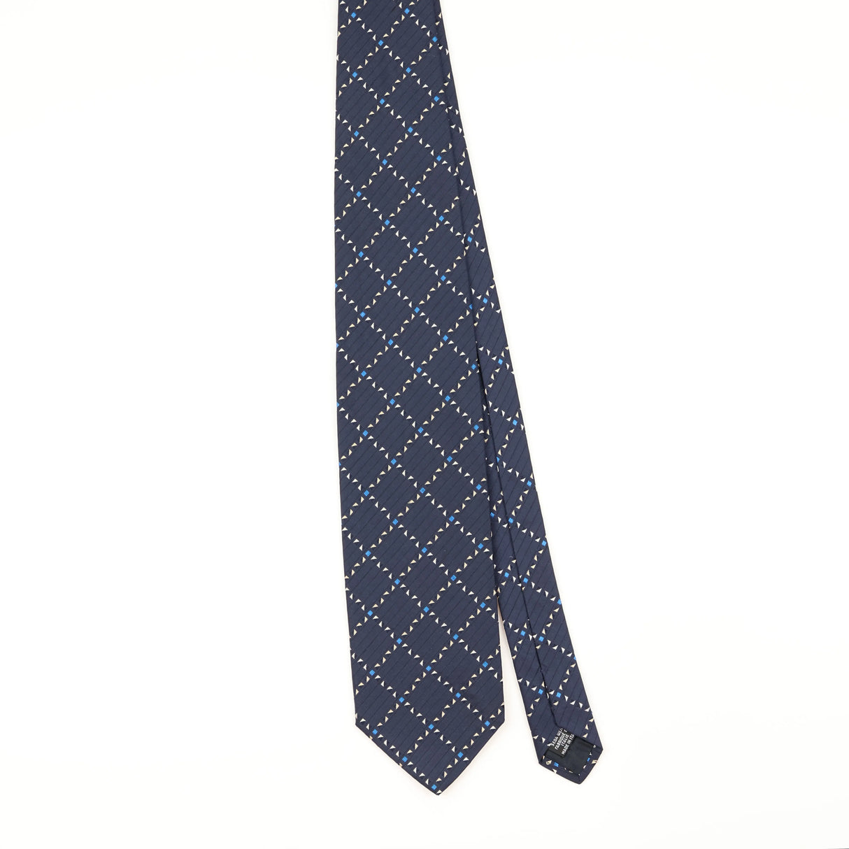 Front of Vintage 1990's Geometric Patterned Tie