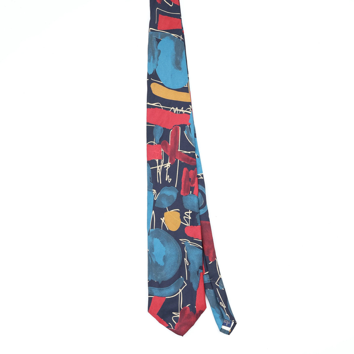 Front Front of Vintage 1990's Abstract Patterned Tie