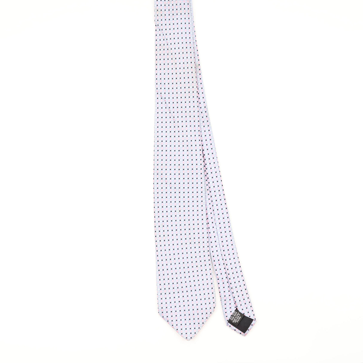 Front of Vintage Hugo Boss Geometric Patterned Tie