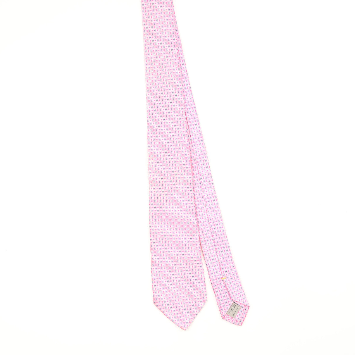 Front Front of Vintage Canali Geometric Patterned Tie