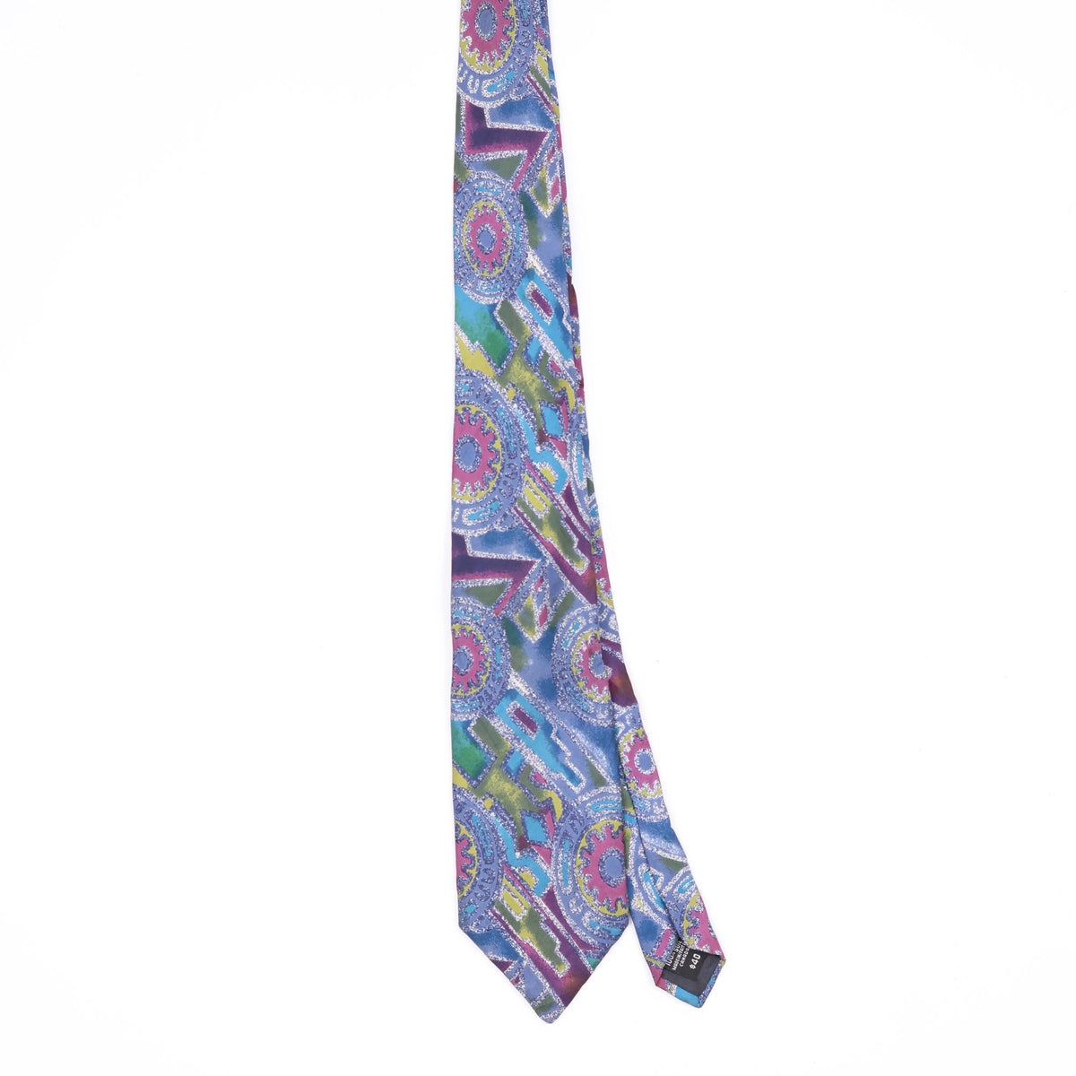 Front Front of Vintage 1990's Abstract Patterned Tie
