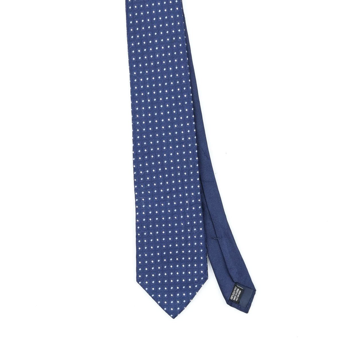 Front Front Detail of Vintage Tommy Hilfiger Polka Dot Patterned Tie