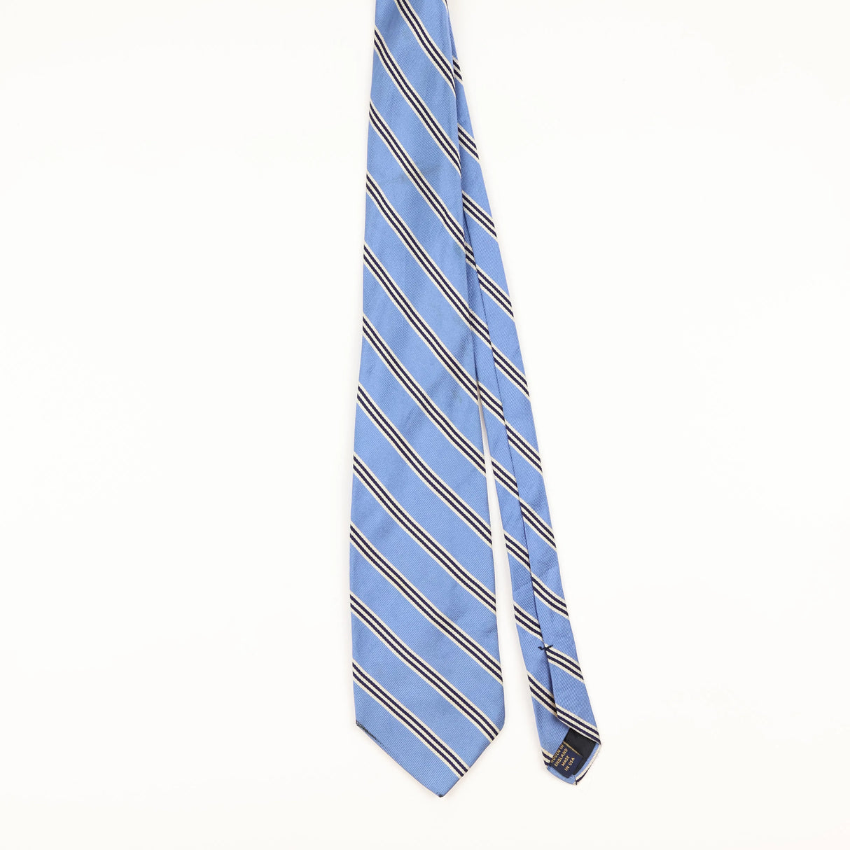 Front of Vintage 1990's Brooks Brothers Striped Patterned Tie