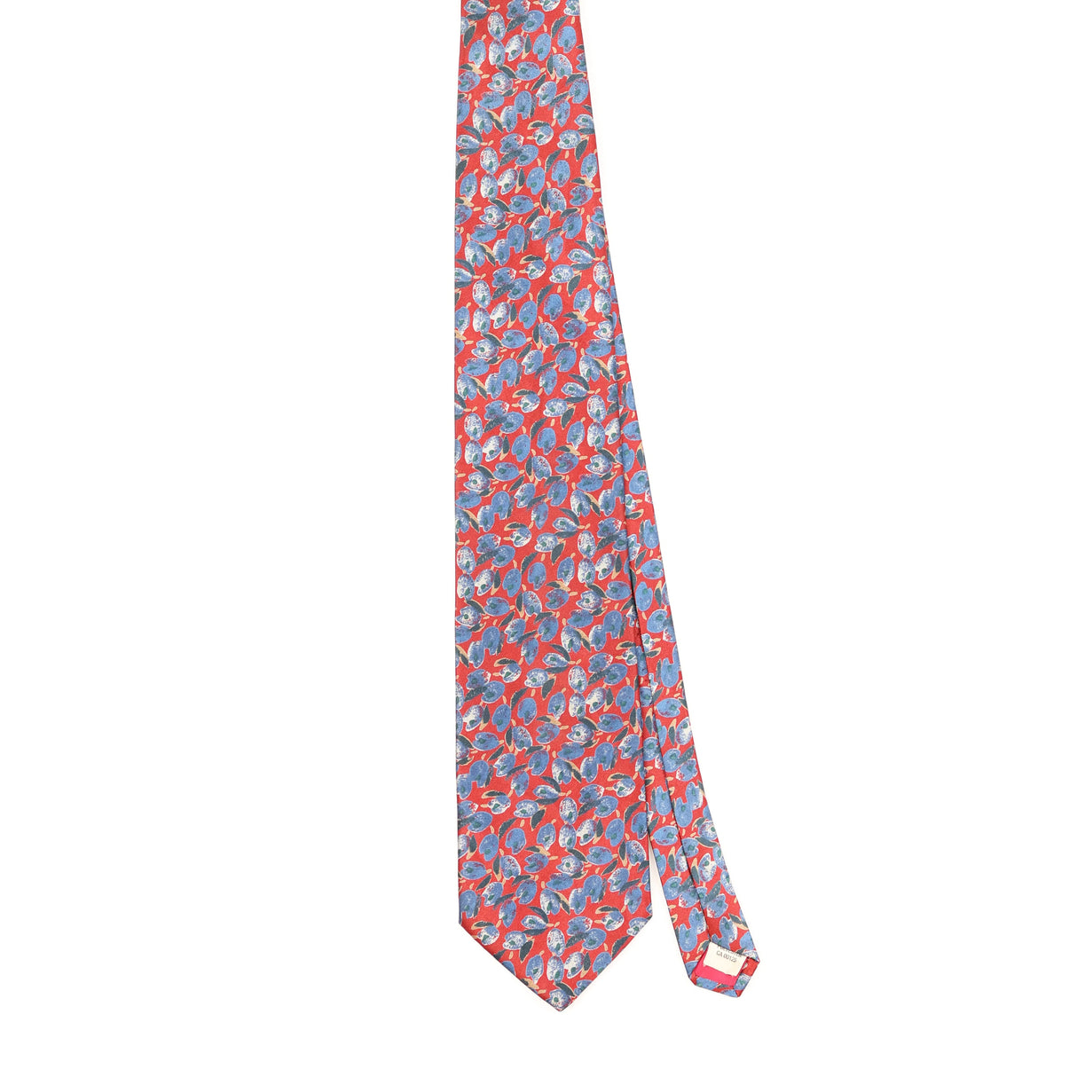 Front Front of Vintage 1990's Floral Patterned Tie