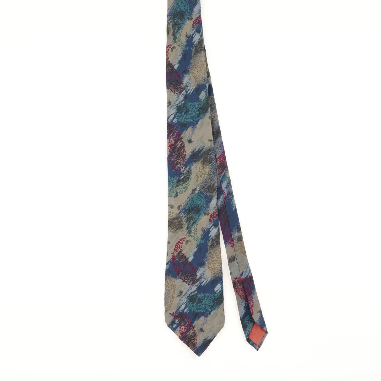 Front of Vintage 1990's Abstract Patterned Tie