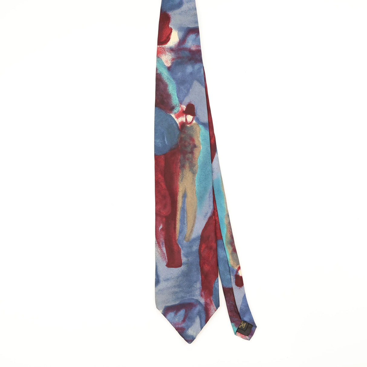 Front Front of Vintage Abstract Patterned Tie