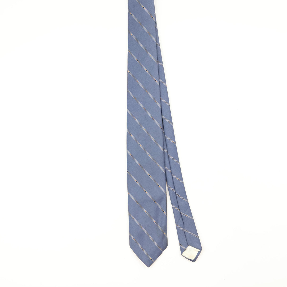 Front Front of Vintage 1990's Paco Rabanne Striped Patterned Tie