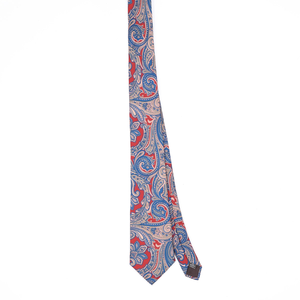 Front Front of Vintage 1990's Paisley Patterned Tie