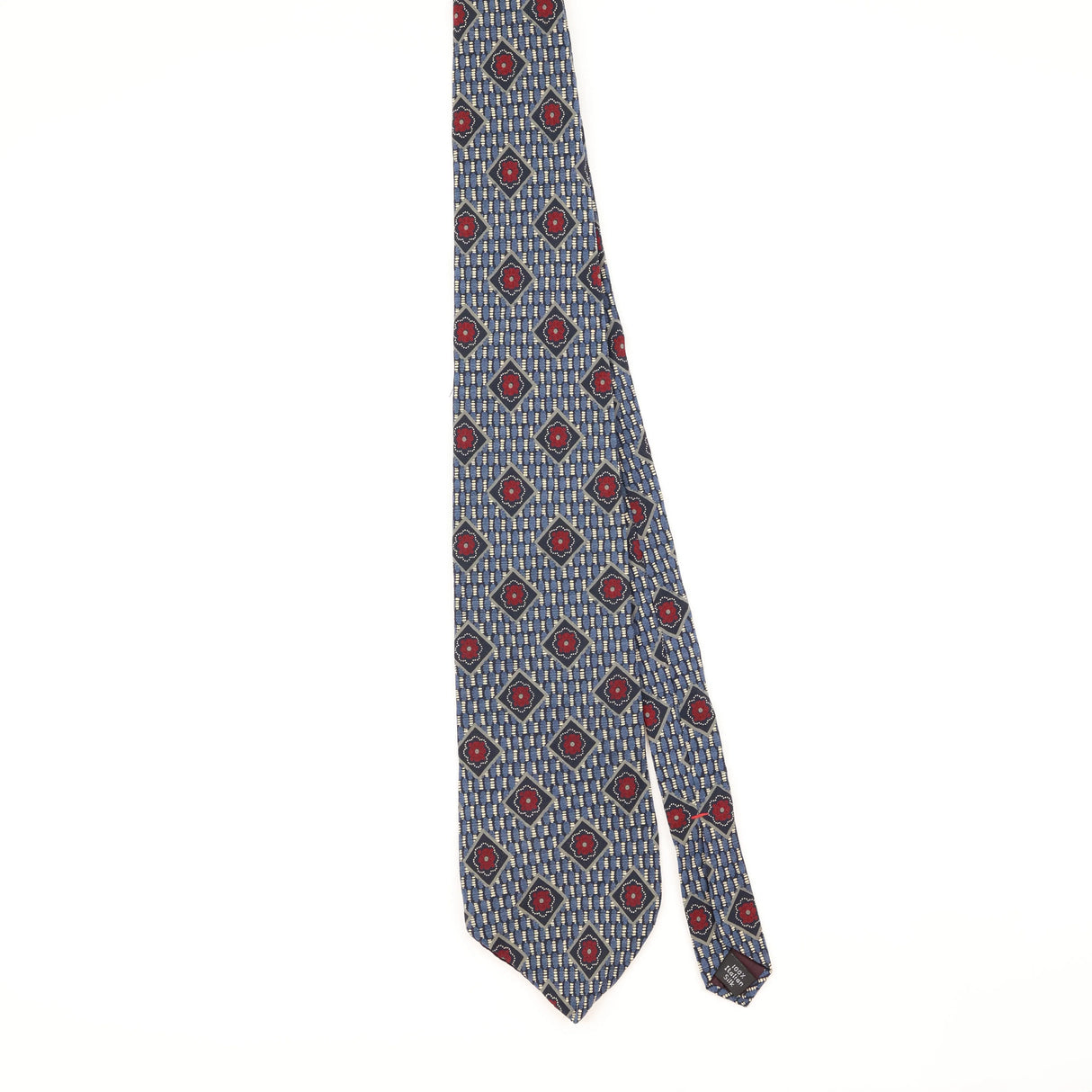 Front of Vintage 1990's Geometric Patterned Tie