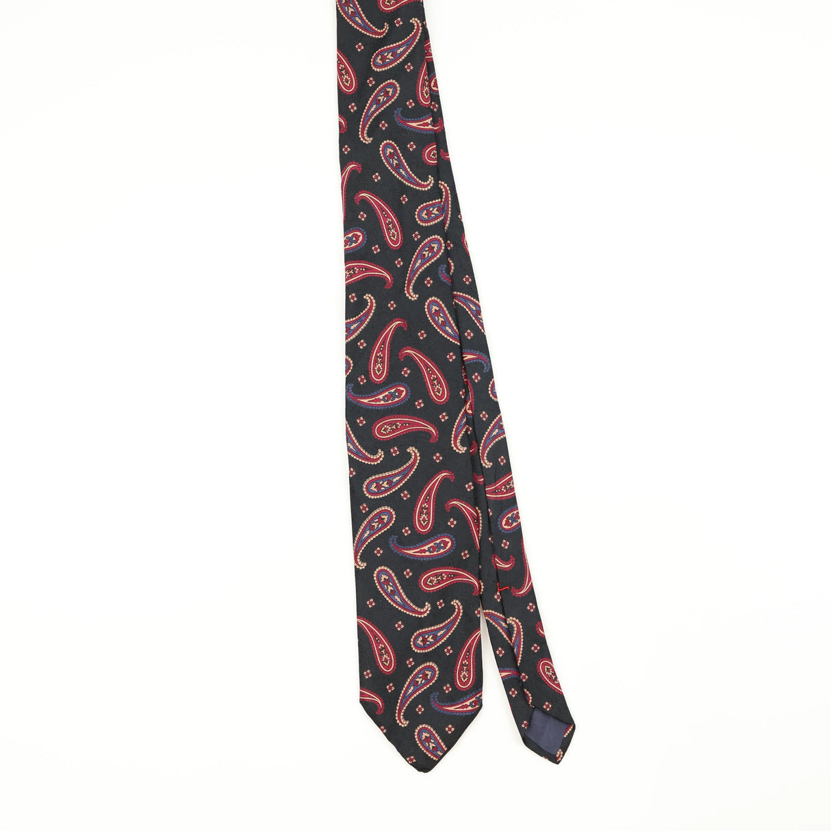 Front Front of Vintage 1990's U.S. Polo Assn. Paisley Patterned Tie