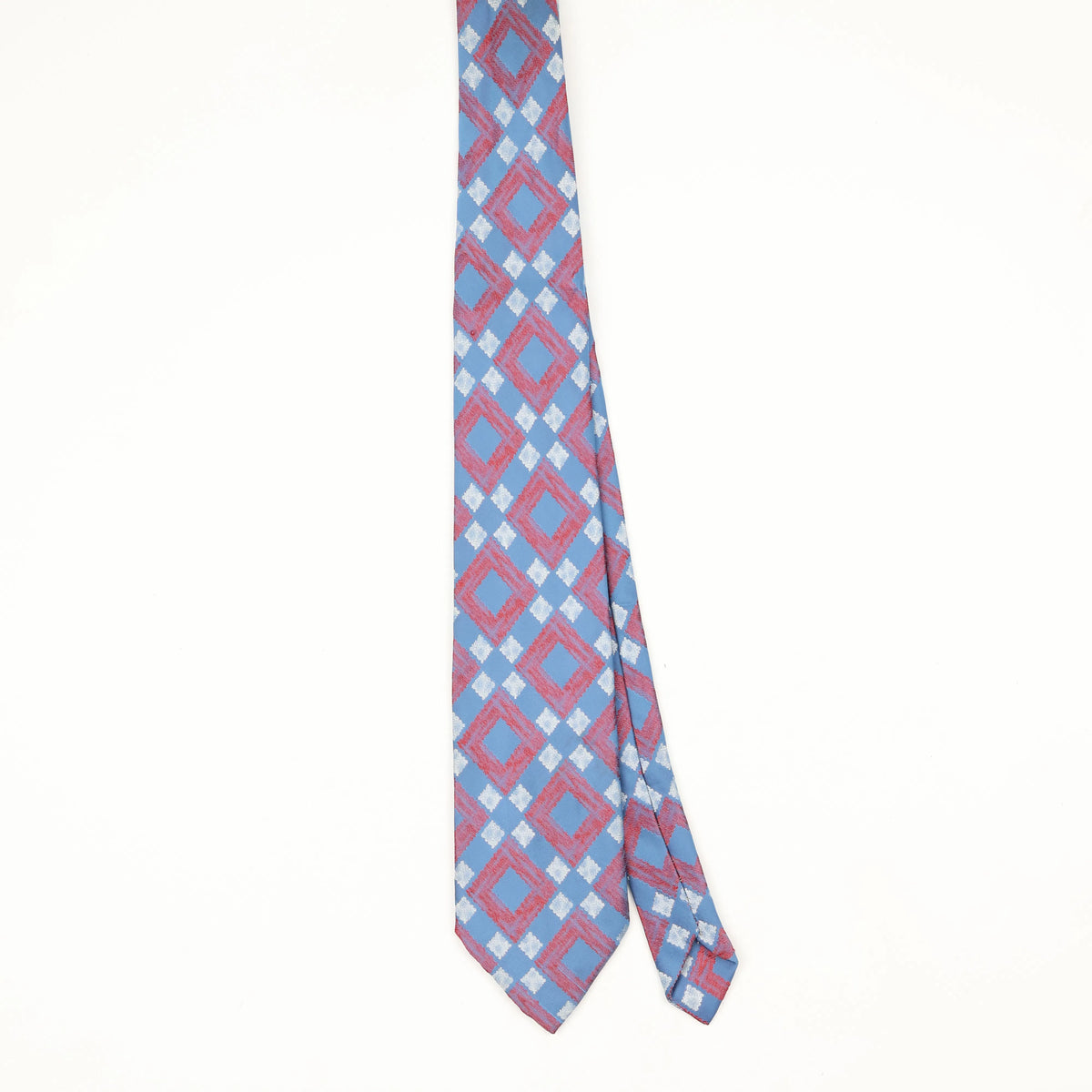 Front Front of Vintage 1980's Wembley Geometric Patterned Tie