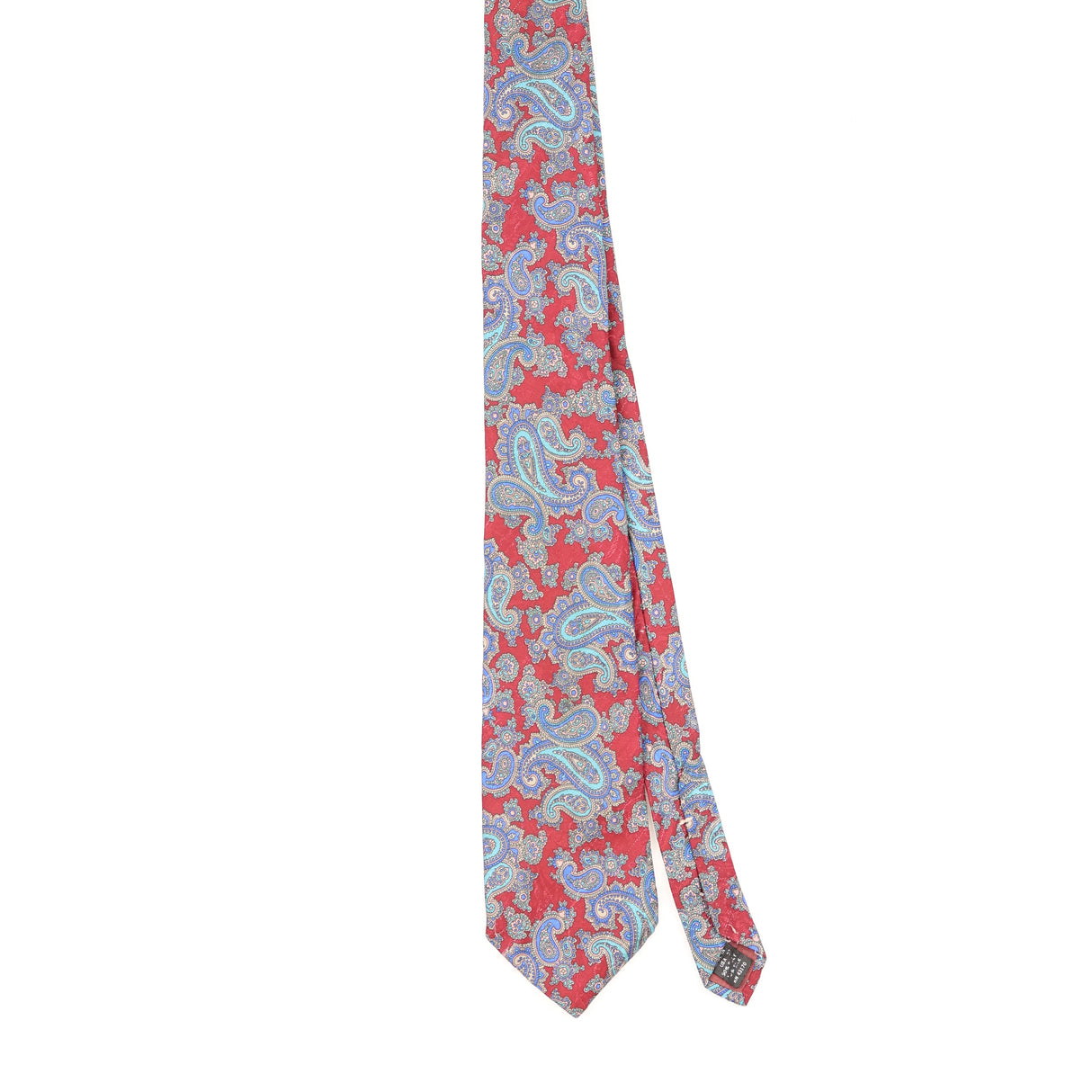 Front of Vintage 1990's Van Heusen Paisley Patterned Tie