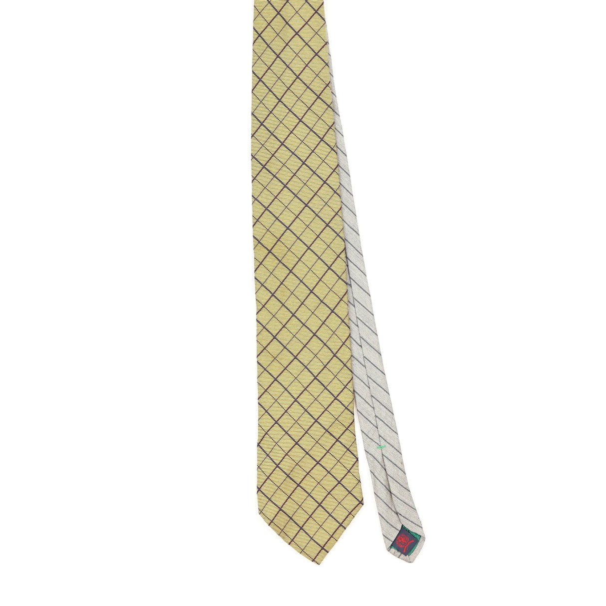 Front of Vintage 1990's Tommy Hilfiger Check Patterned Tie