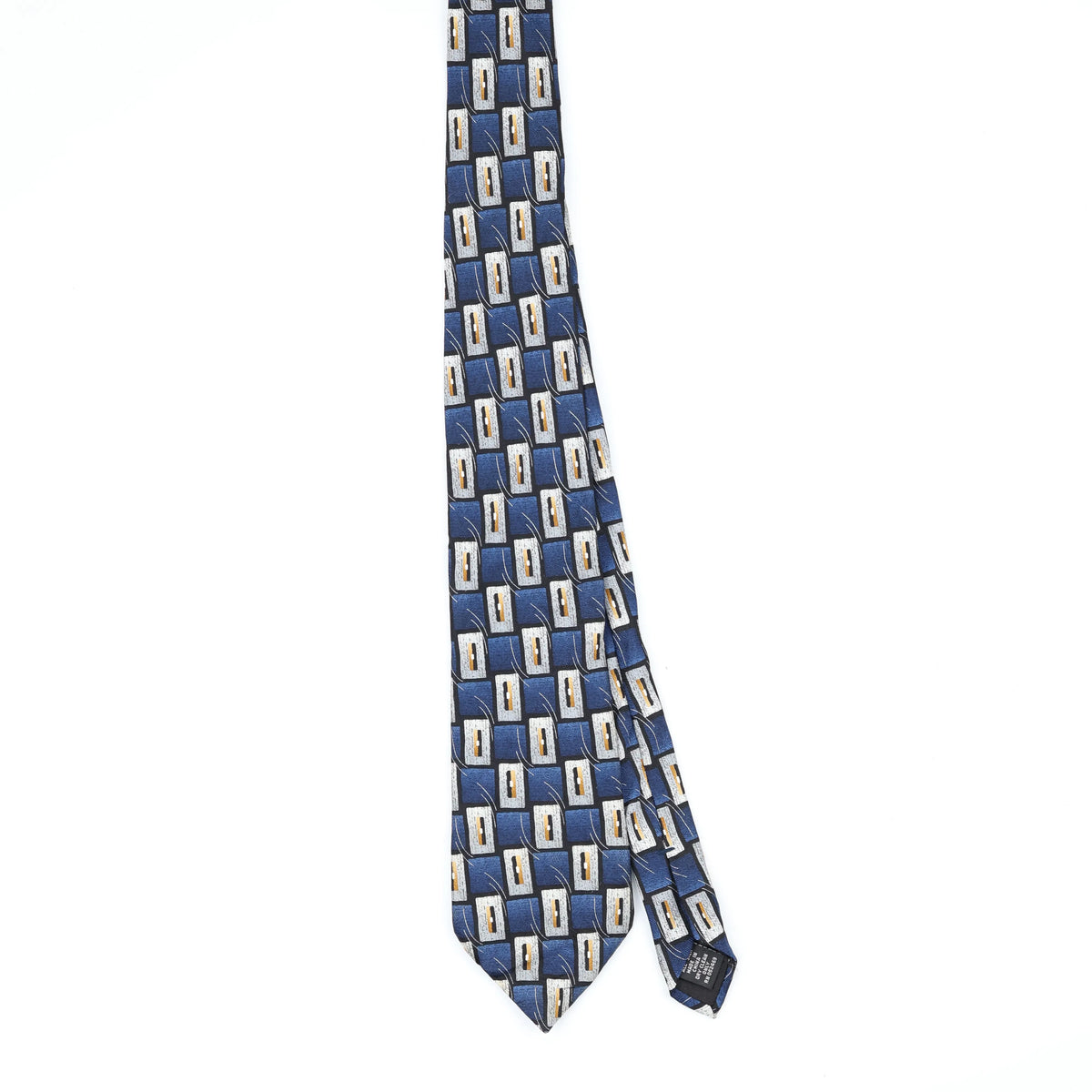 Front Front of Vintage Puritan Geometric Patterned Tie