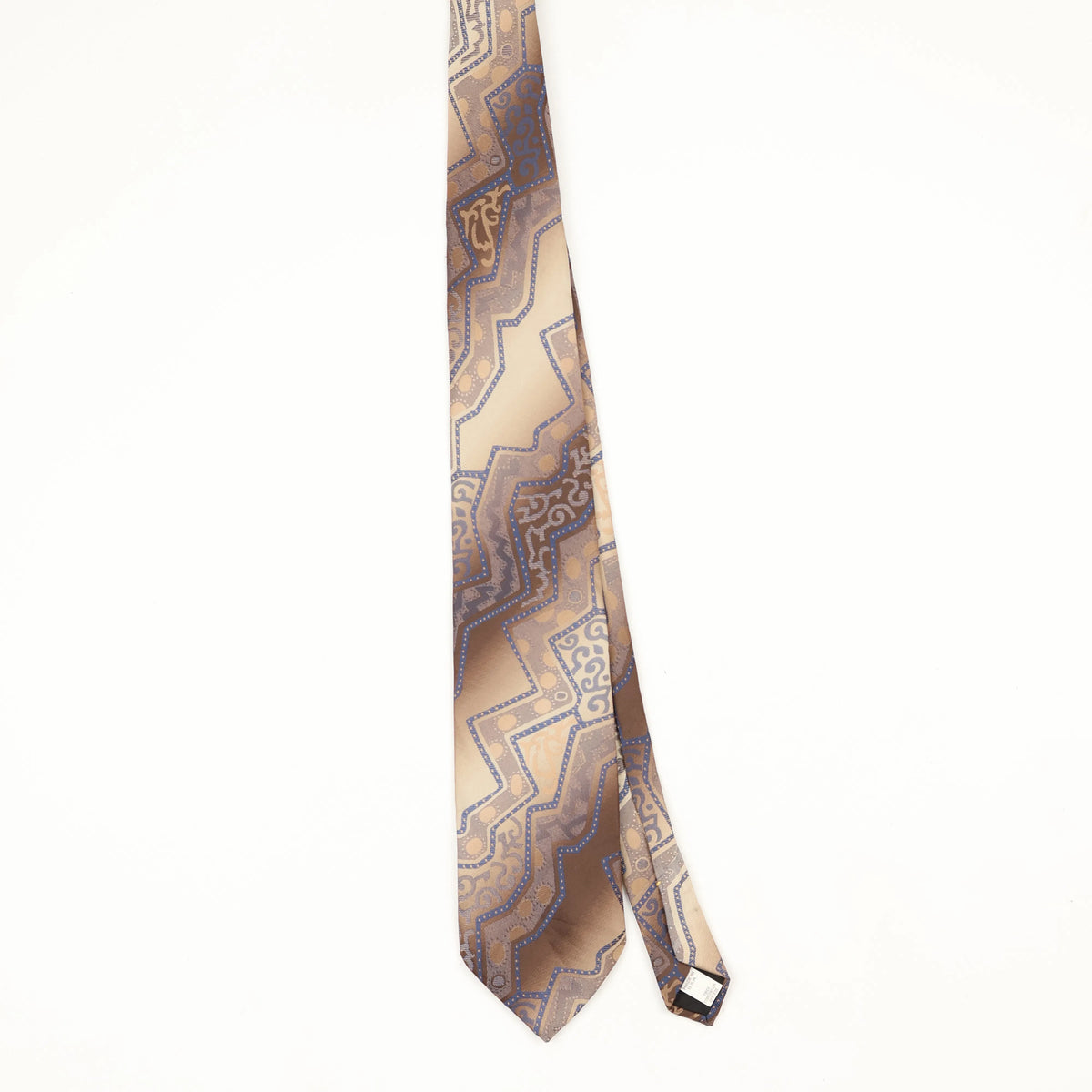 Front Front of Vintage 1990's Wembley Geometric Patterned Tie