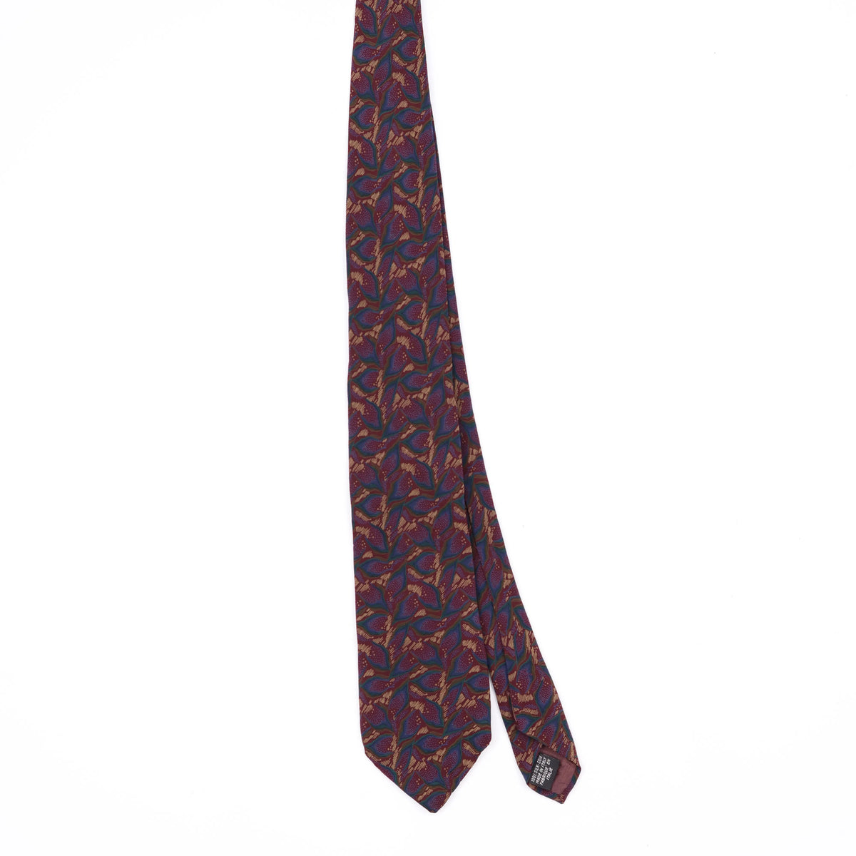 Front Front of Vintage 1990's Tie Rack Charleston Abstract Patterned Tie