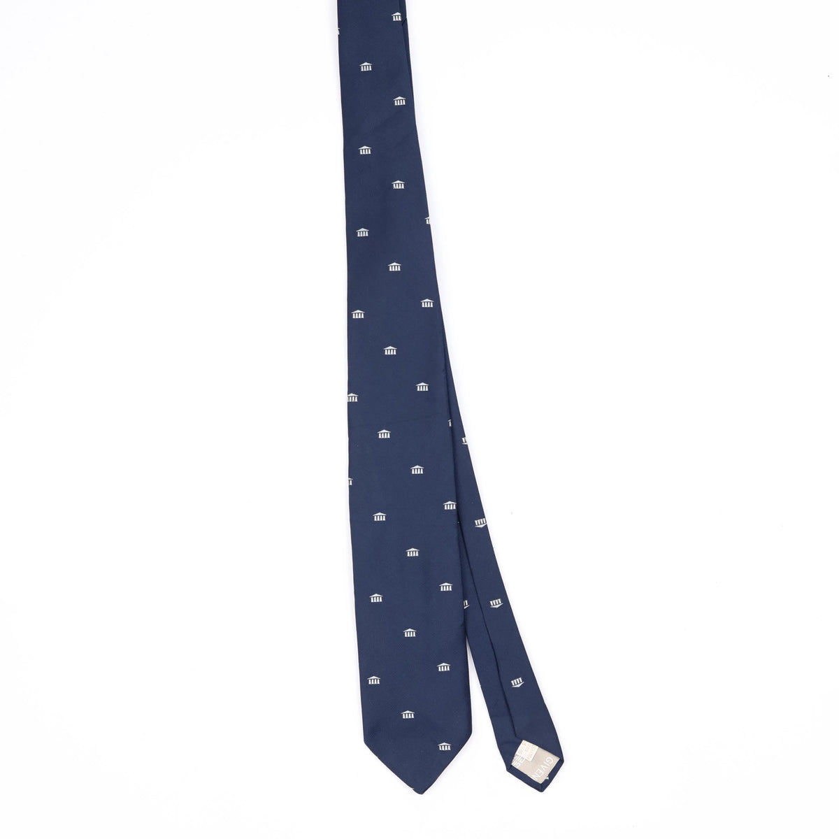 Front Front of Vintage 1990's Givenchy Geometric Patterned Tie