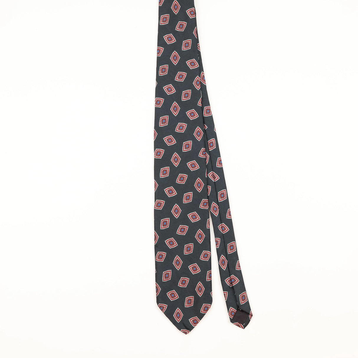 Front of Vintage 1990's Geometric Patterned Tie