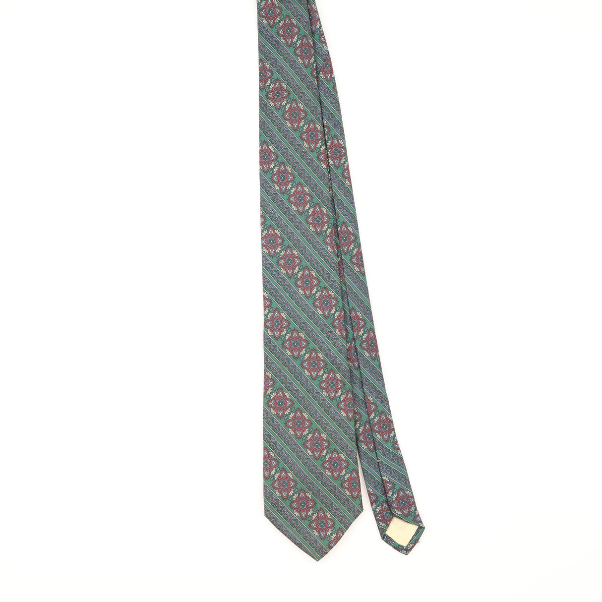 Front of Vintage 1990's Pierre Cardin Geometric Patterned Tie