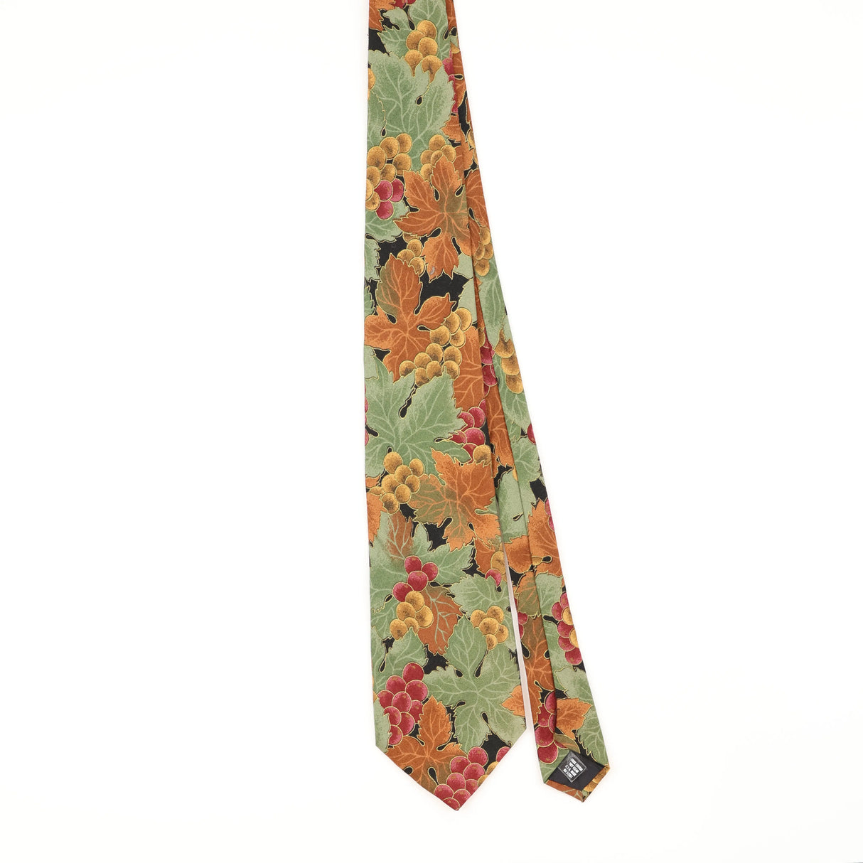 Front of Vintage 1980's Floral Patterned Tie