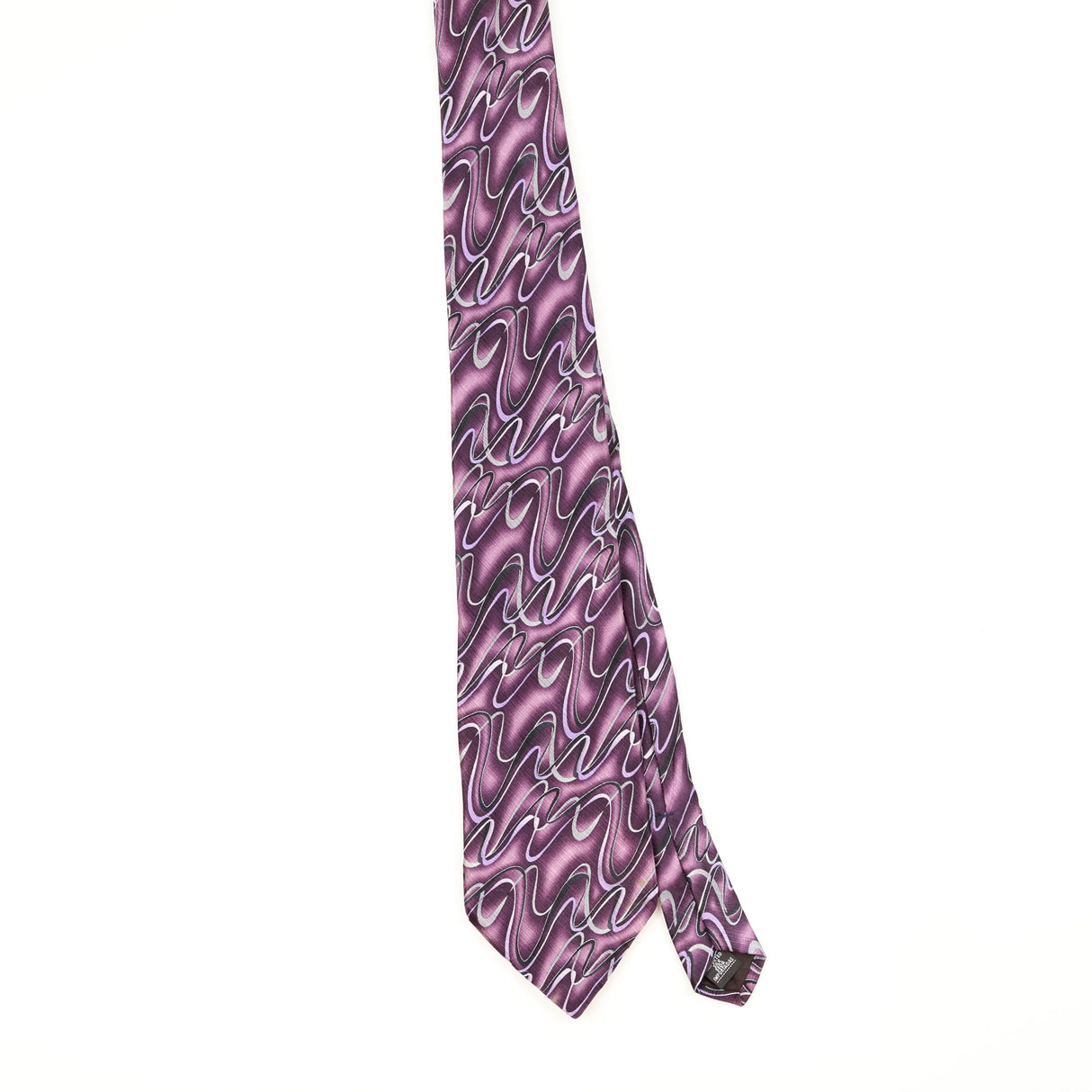 Front Front of Vintage 1990's Don Loper Geometric Patterned Tie