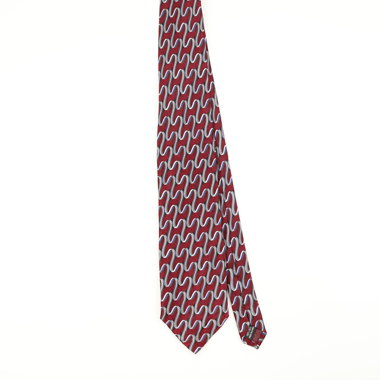 Front of Vintage Geometric Patterned Tie