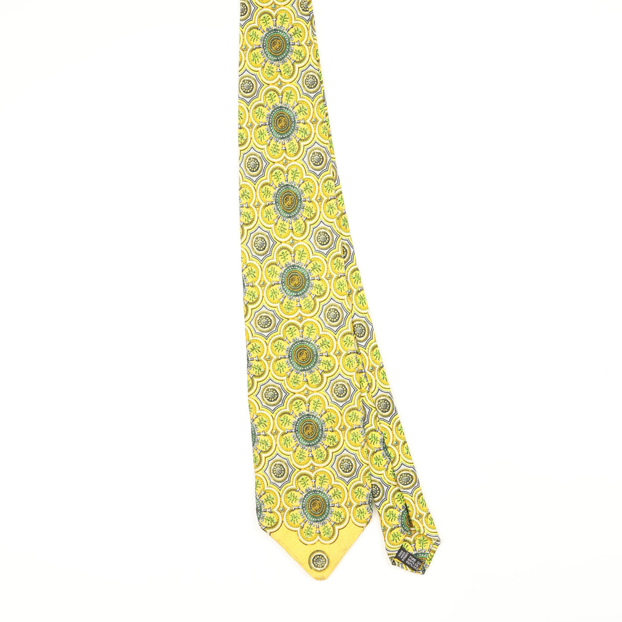 Front Front of Vintage 1990's Rando Kiik Homme Floral Patterned Tie