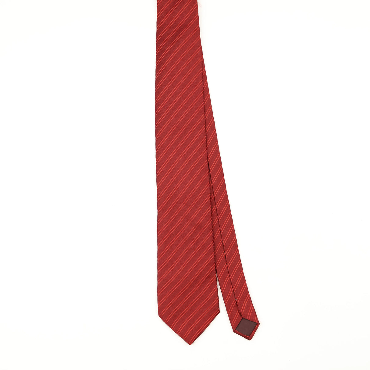 Front Front of Vintage 1990's Lanvin Striped Patterned Tie