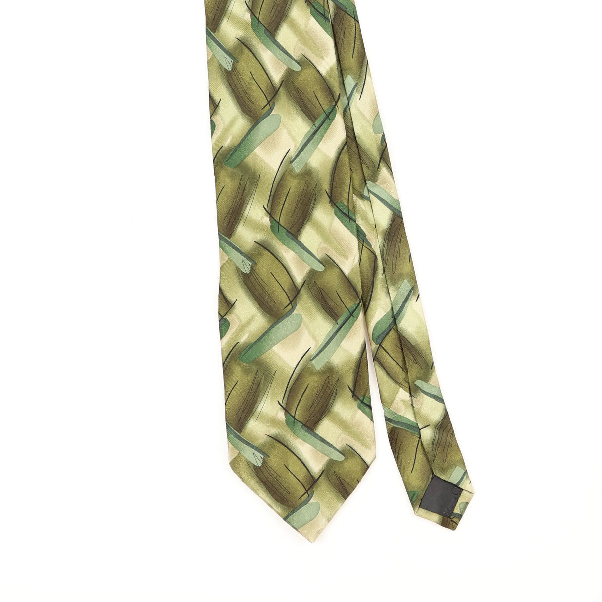 Front Front Detail of Vintage Jerry Garcia Modern Furniture Abstract Patterned Tie