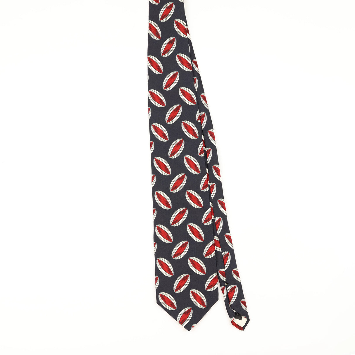 Front of Vintage 1990's Geometric Patterned Tie