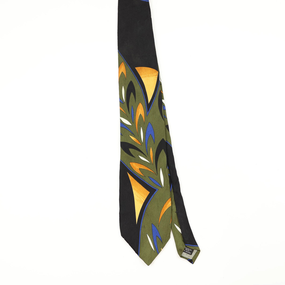 Front Front of Vintage 1990's Abstract Patterned Tie