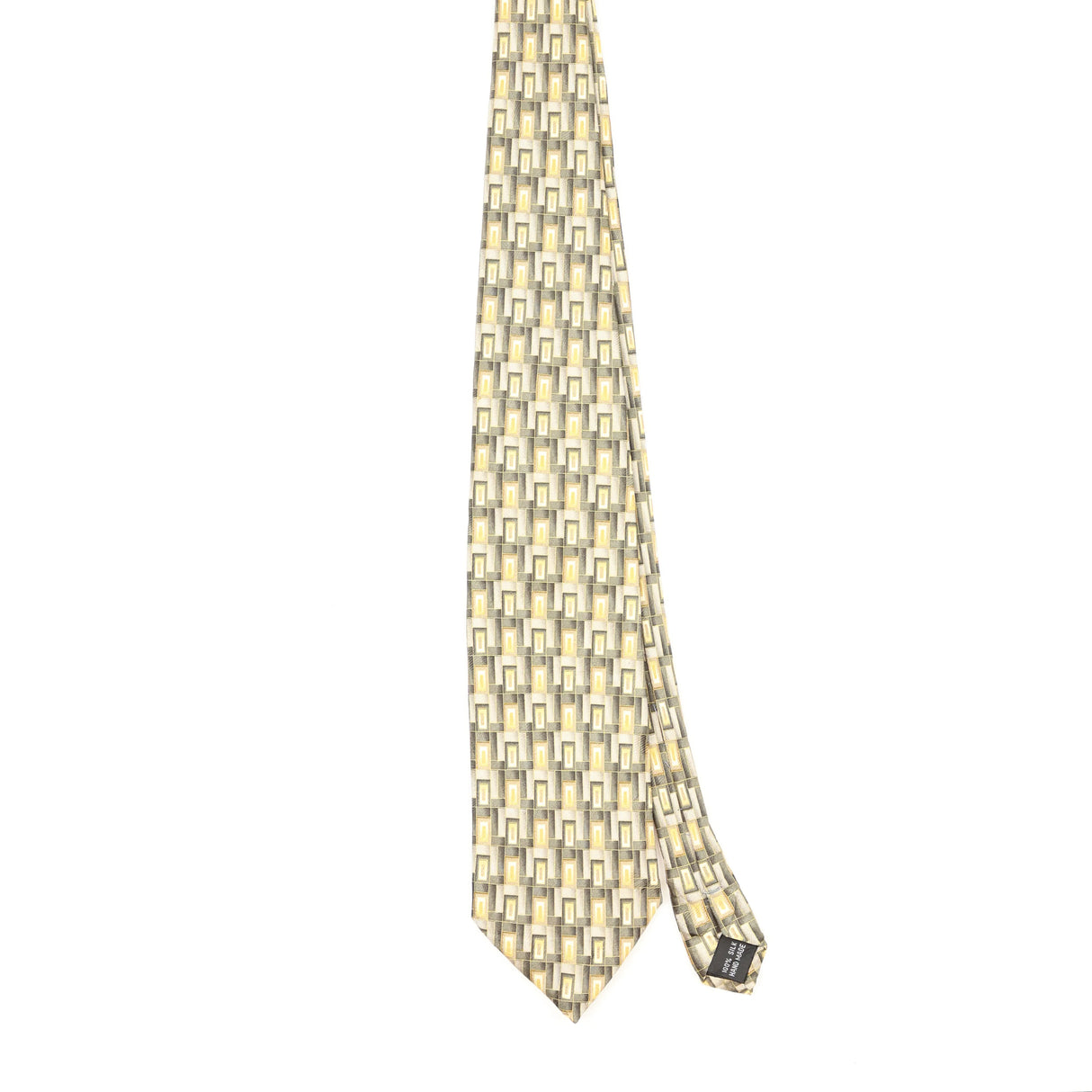 Front Front of Vintage Pierre Cardin Geometric Patterned Tie