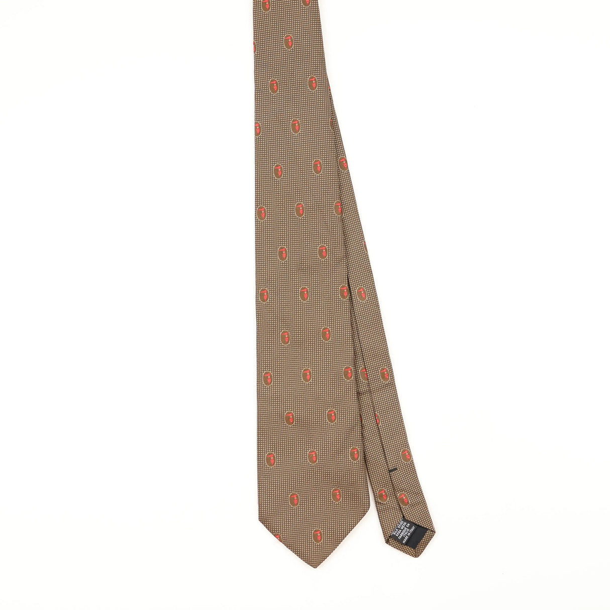 Front of Vintage 1990's Trussardi Geometric Patterned Tie