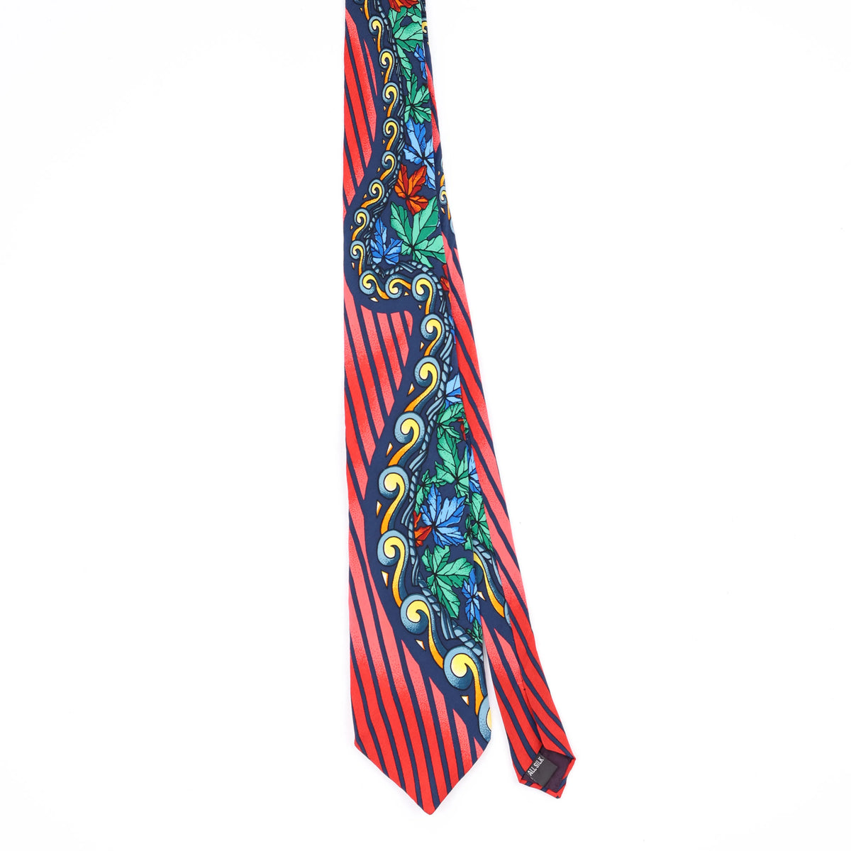 Front Front of Vintage 1990's Rush Limbaugh Abstract Patterned Tie