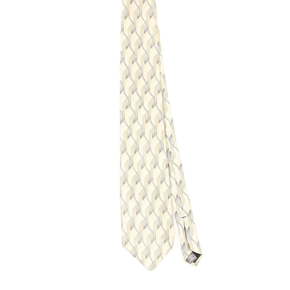 Front Front of Vintage 1990's Geometric Patterned Tie