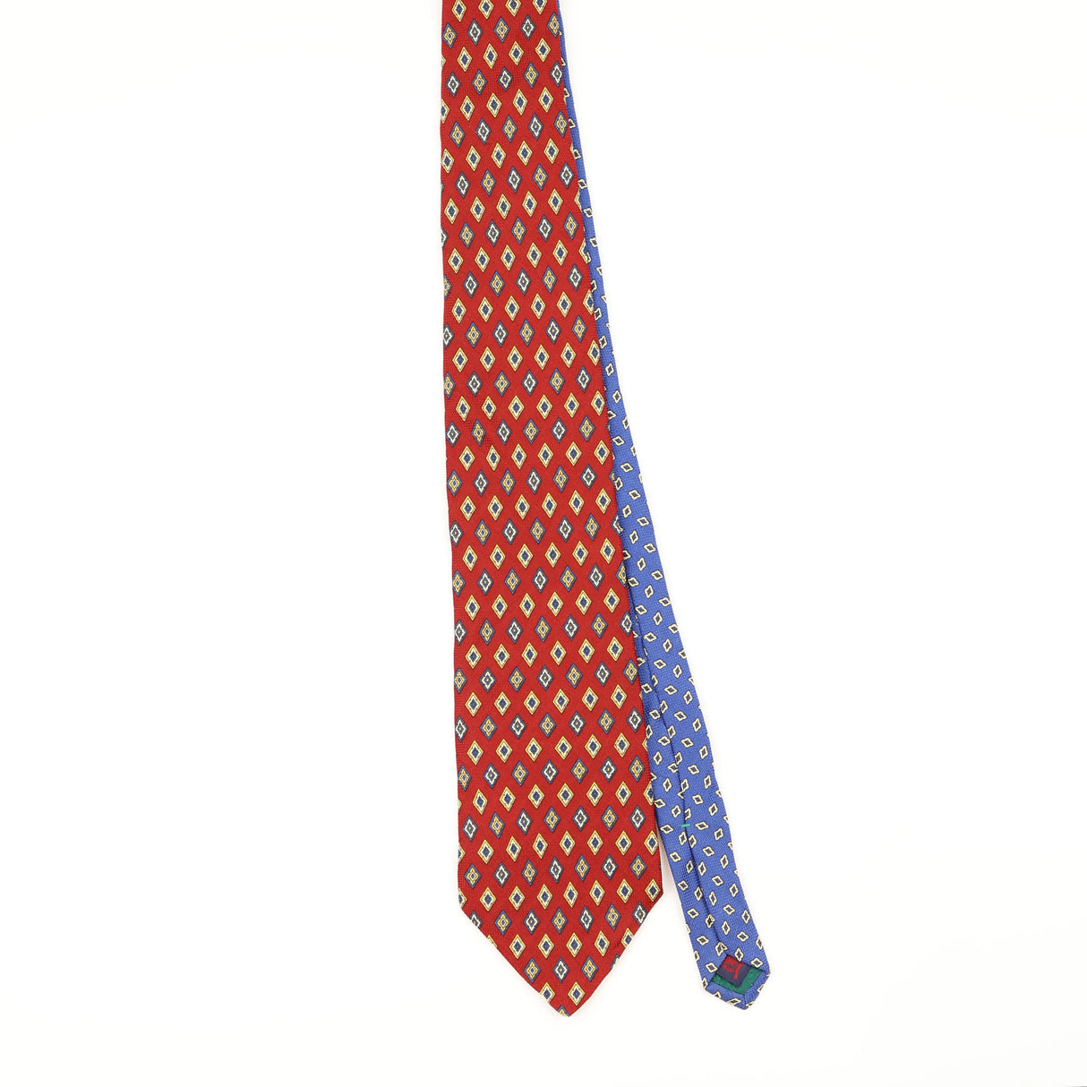 Front of Vintage 1990's Tommy Hilfiger Geometric Patterned Tie
